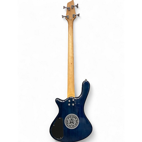 Used Washburn T14 Trans Blue Electric Bass Guitar Trans Blue