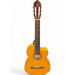 Used Lucero LFB250SCE Natural Classical Acoustic Electric Guitar