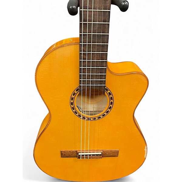 Used Lucero LFB250SCE Natural Classical Acoustic Electric Guitar