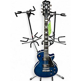 Used Agile 3100 Blue Solid Body Electric Guitar