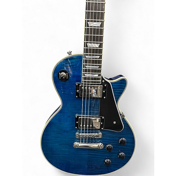 Used Agile 3100 Blue Solid Body Electric Guitar