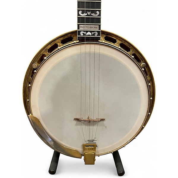 Vintage 1980s Gibson Masterbone Natural Banjo