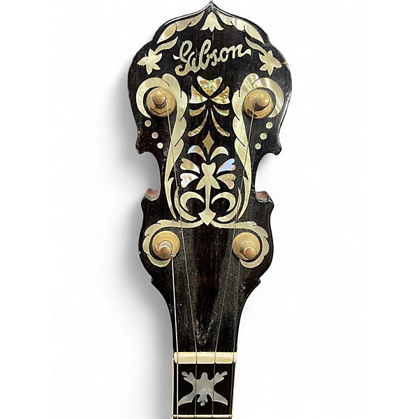 Vintage 1980s Gibson Masterbone Natural Banjo