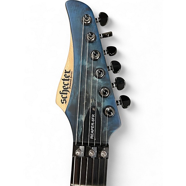 Used Schecter Guitar Research REAPER-6FR SKY BURST Solid Body Electric Guitar