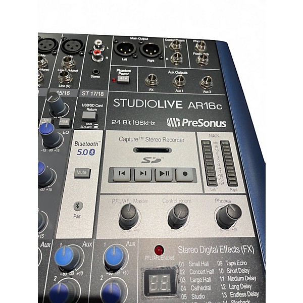 Used PreSonus Studio Live AR16C Unpowered Mixer