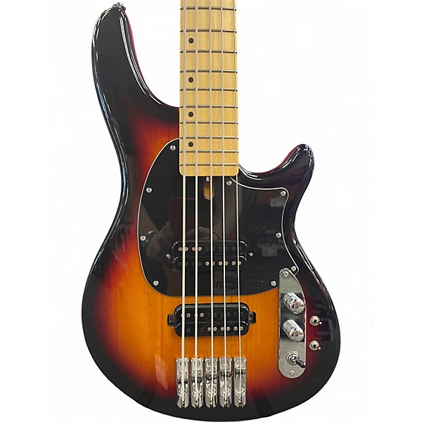Used Schecter Guitar Research CV-5 3 Color Sunburst Electric Bass Guitar