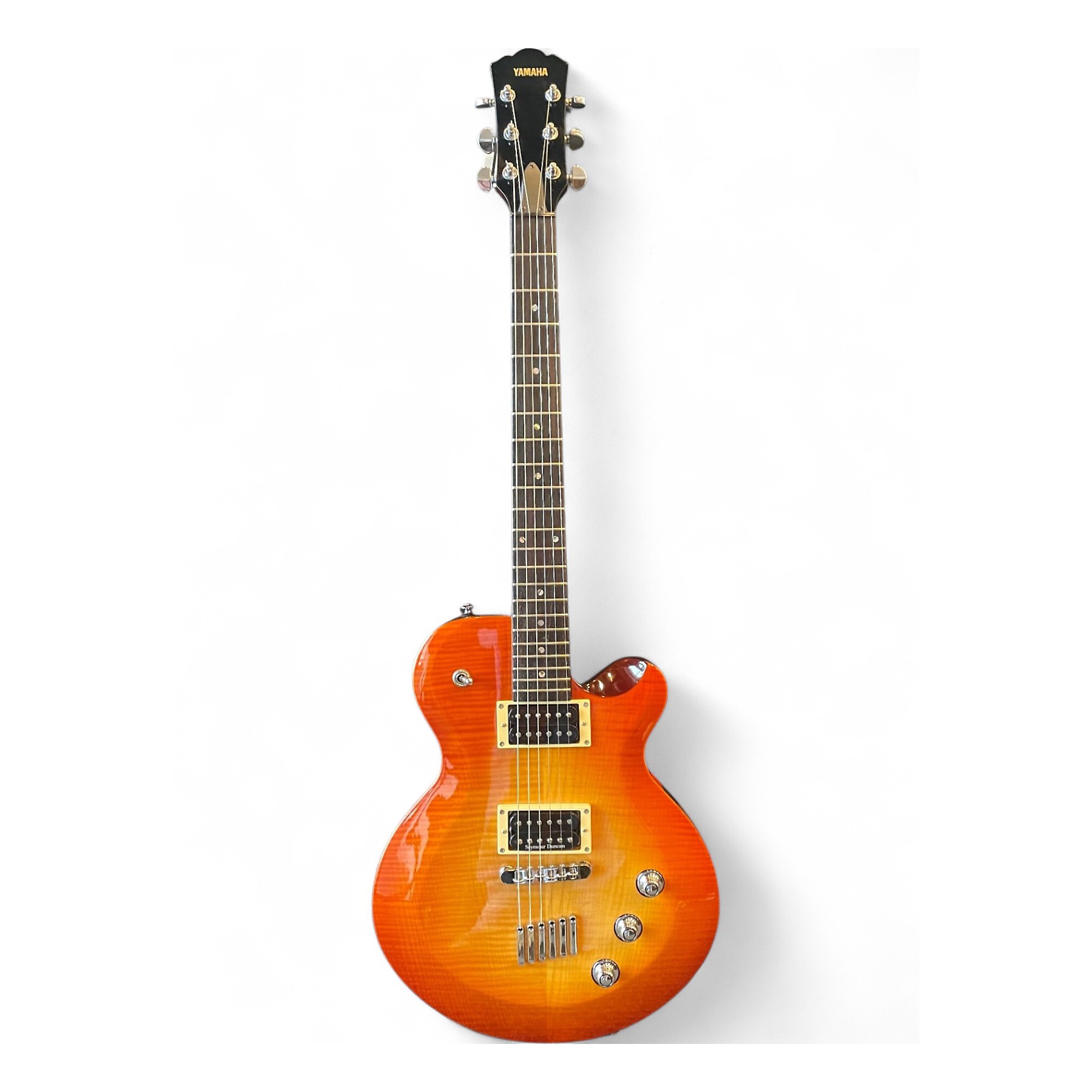 Used Yamaha AES620 Cherry Sunburst Solid Body Electric Guitar