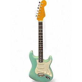 Used 2011 Fender ERIC JOHNSON STRATOCASTER ROSEWOOD Tropical Turquoise Solid Body Electric Guitar
