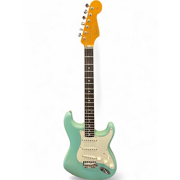 Used 2011 Fender ERIC JOHNSON STRATOCASTER ROSEWOOD Tropical Turquoise Solid Body Electric Guitar