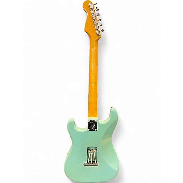 Used 2011 Fender ERIC JOHNSON STRATOCASTER ROSEWOOD Tropical Turquoise Solid Body Electric Guitar