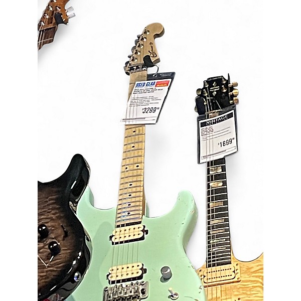 Used Luxxton EL MACHETE HH Surf Green Solid Body Electric Guitar