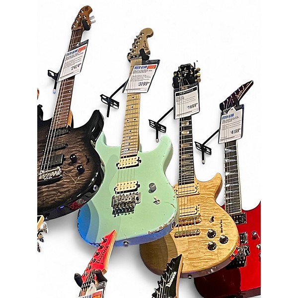 Used Luxxton EL MACHETE HH Surf Green Solid Body Electric Guitar
