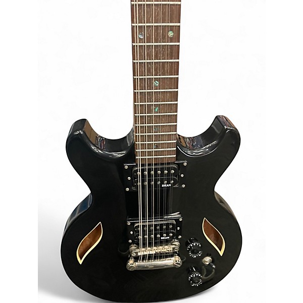 Used Dean Boca 12 black Solid Body Electric Guitar