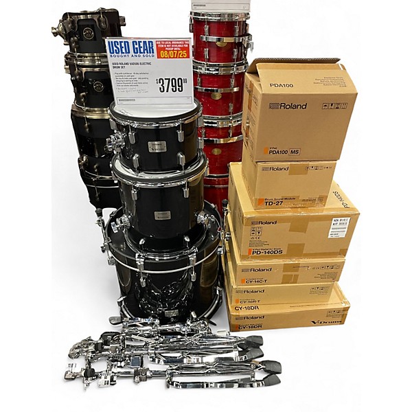 Used Roland VAD506 Electric Drum Set