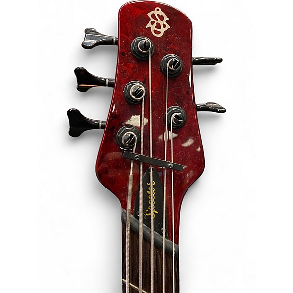 Used Spector NS DIMENSION 5 STRING BASS INFERNO RED Electric Bass Guitar