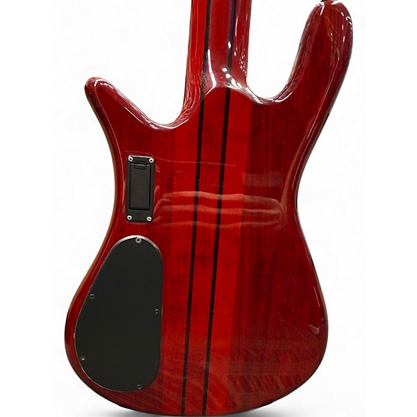Used Spector NS DIMENSION 5 STRING BASS INFERNO RED Electric Bass Guitar
