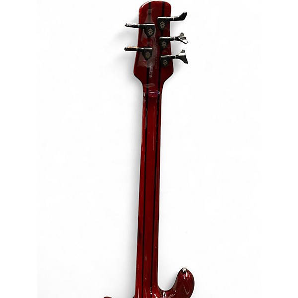 Used Spector NS DIMENSION 5 STRING BASS INFERNO RED Electric Bass Guitar