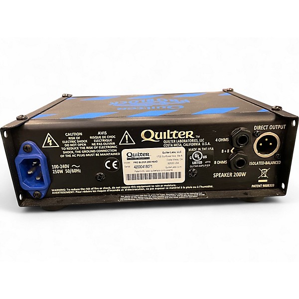 Used Quilter Labs PRO BLOCK 200 Solid State Guitar Amp Head