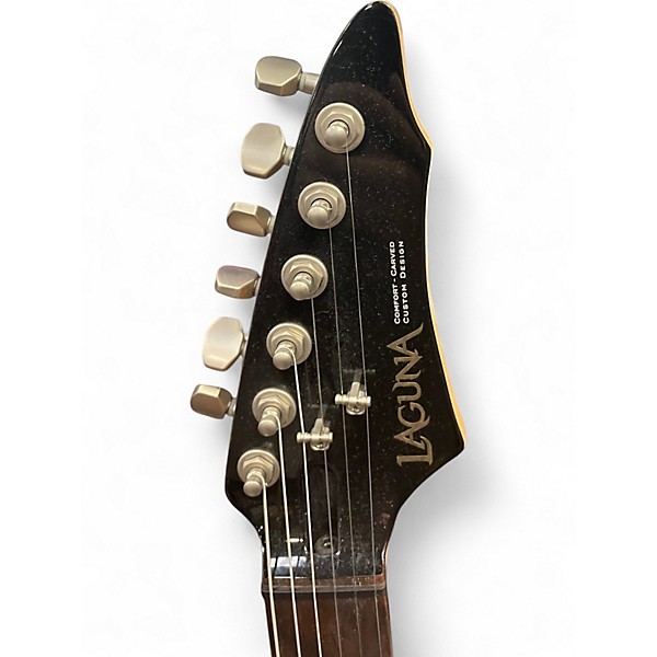 Used Laguna LE300A Swamp Ash Sienna Sunburst Solid Body Electric Guitar