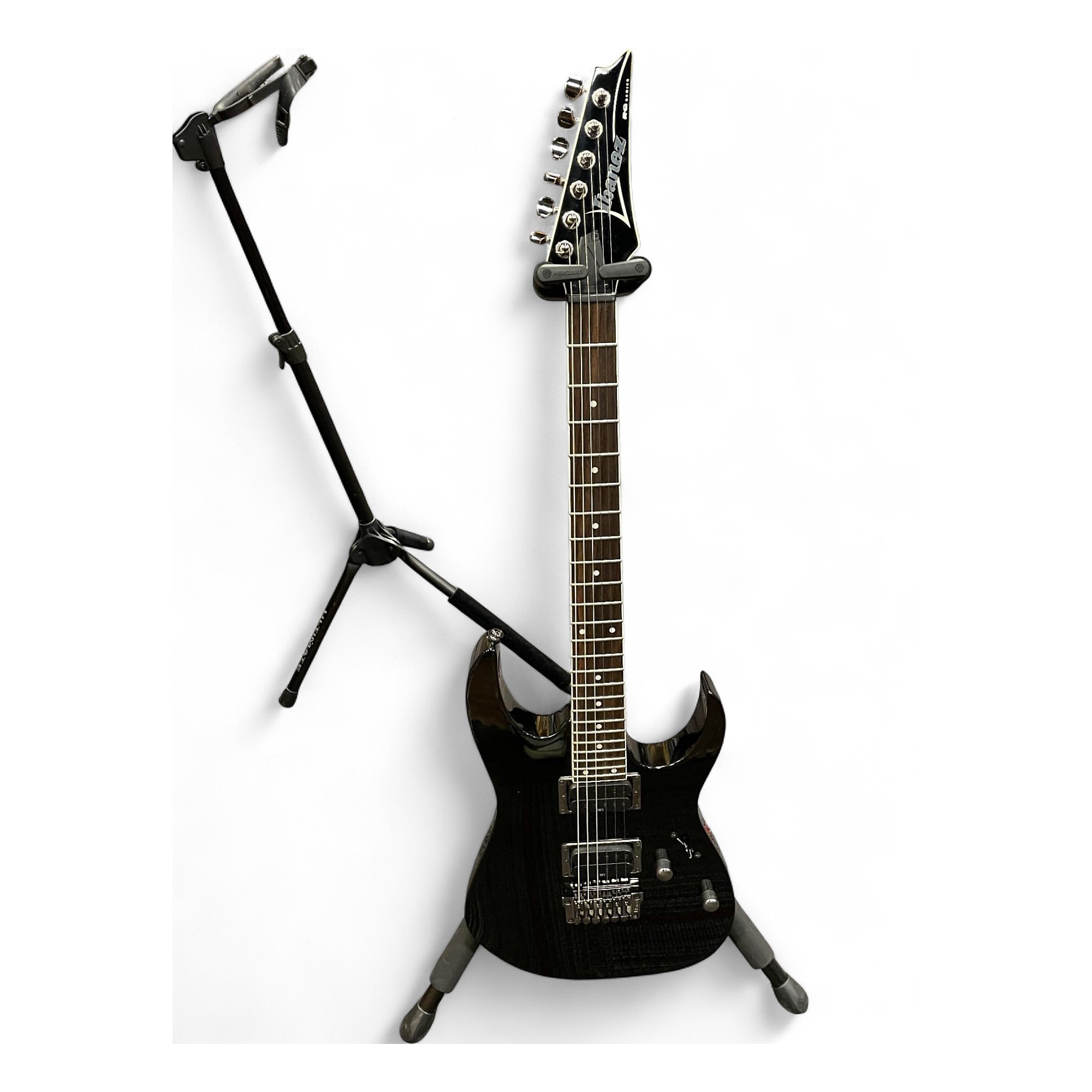 ギター Ibanez RG321MH Used Ibanez RG321MH Black Solid Body Electric Guitar Black