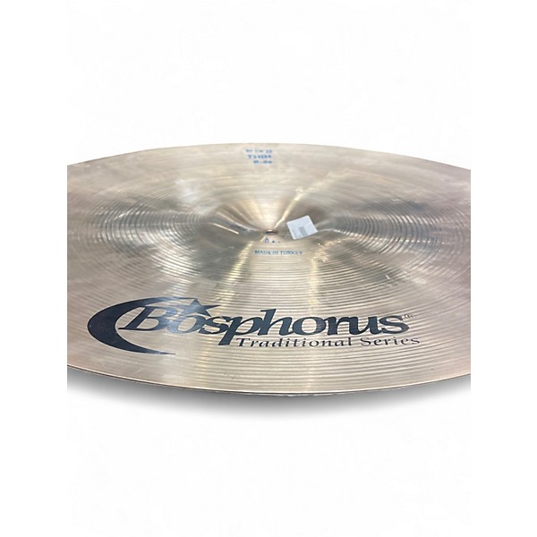 Used Bosphorus Cymbals 22in Traditional Thin Ride Cymbal