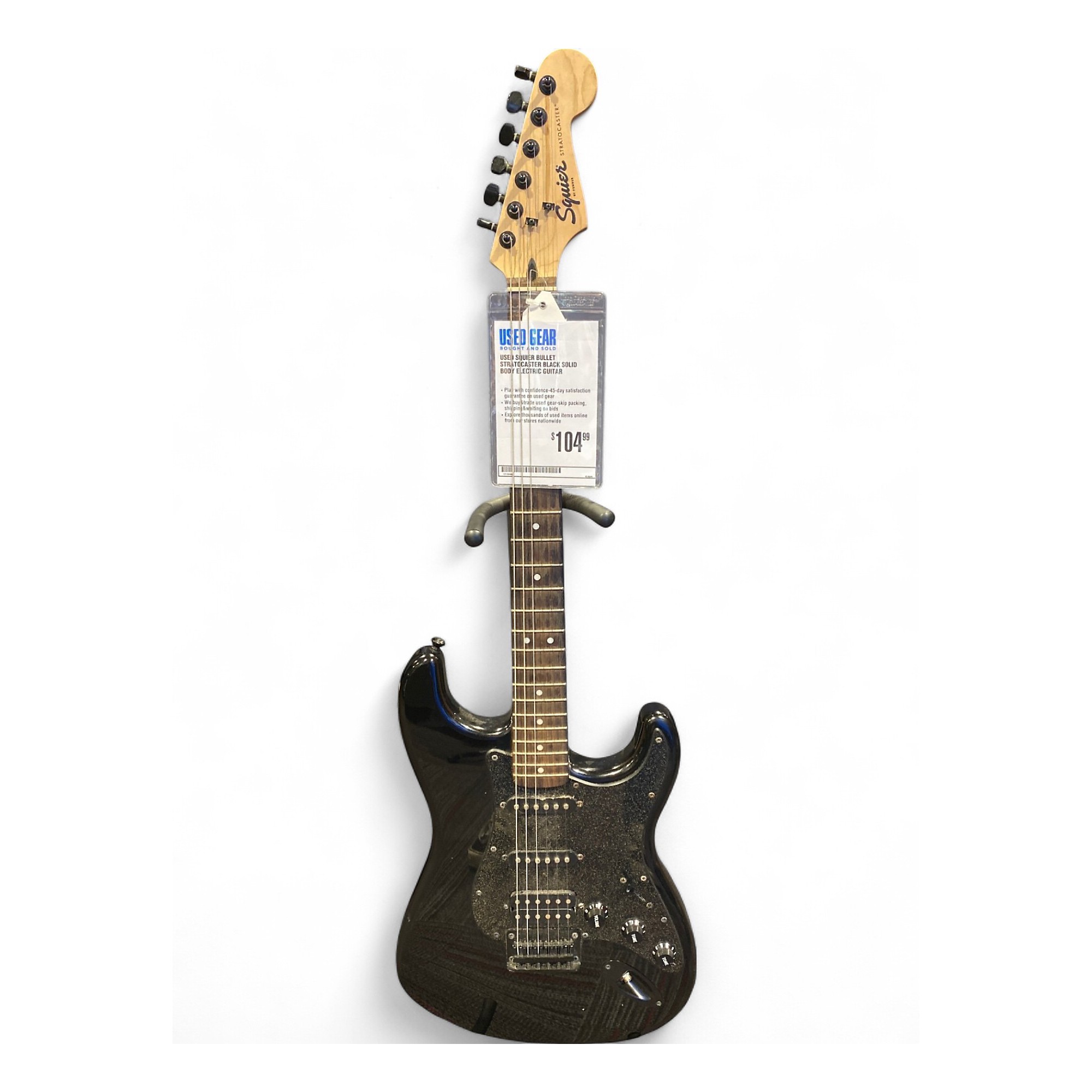you.t630 squier stratocaster Used Squier Bullet Stratocaster Black Solid Body Electric