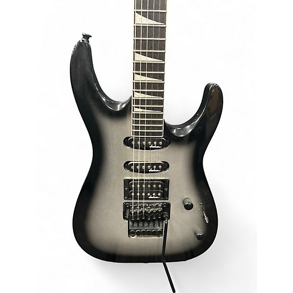 Used Jackson JS Series Dinky Arch Top JS34  Silverburst Solid Body Electric Guitar