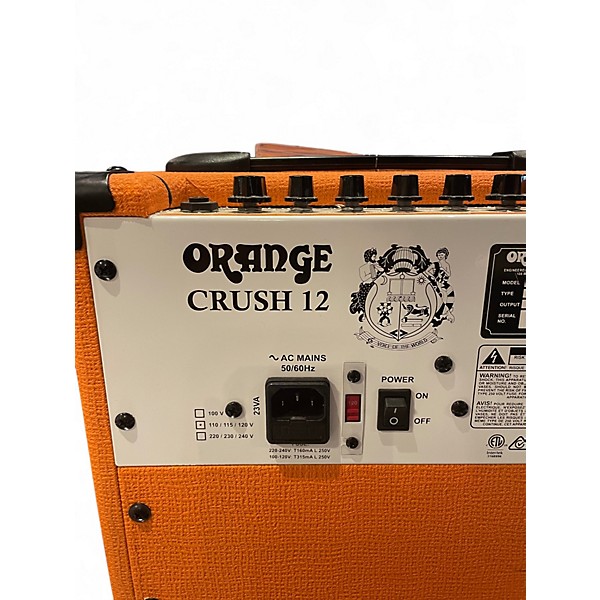 Used Orange Amplifiers Crush 12 Guitar Combo Amp