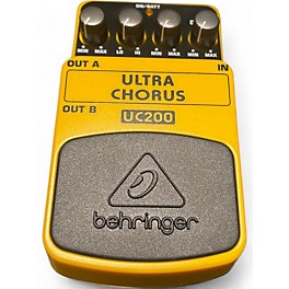 Used Behringer UC200 Stereo Chorus Effect Pedal