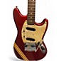 Vintage 1971 Fender Mustang Candy Apple Red Solid Body Electric Guitar