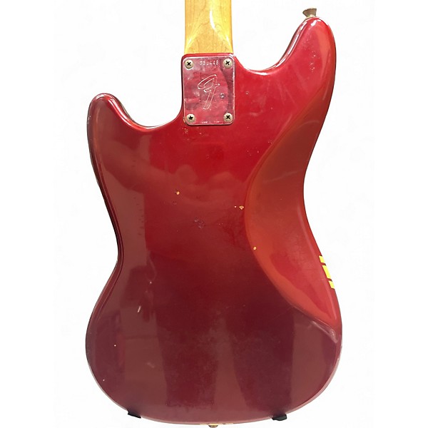 Vintage 1971 Fender Mustang Candy Apple Red Solid Body Electric Guitar