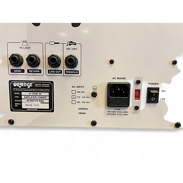 Used Orange Amplifiers o tone 40 Guitar Combo Amp