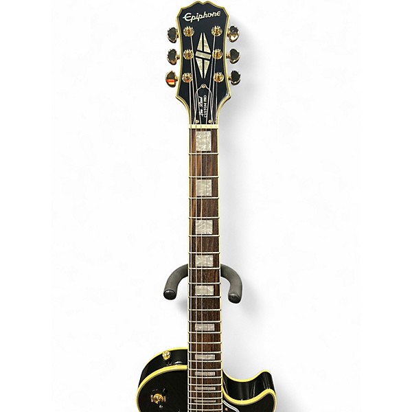 Used Epiphone Les Paul Custom Black Solid Body Electric Guitar