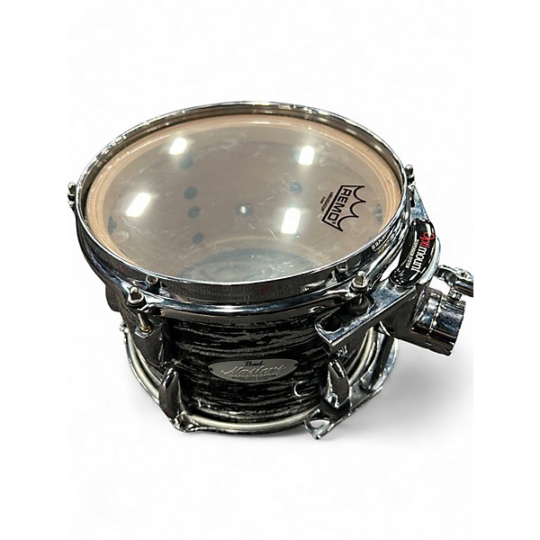 Used Pearl 5 Piece Masters Music City Custom Black Sparkle Oyster Drum Kit