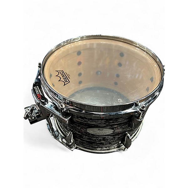 Used Pearl 5 Piece Masters Music City Custom Black Sparkle Oyster Drum Kit