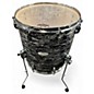 Used Pearl 5 Piece Masters Music City Custom Black Sparkle Oyster Drum Kit