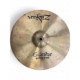 Used Zildjian 14in Scimitar Hi Hat Pair Cymbal