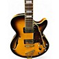Used 2015 D'Angelico EXCEL SERIES SS SOHO 2 Tone Sunburst Hollow Body Electric Guitar