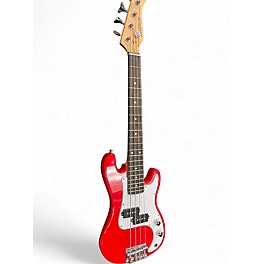 Used Zenison MINI BASS RED Electric Bass Guitar