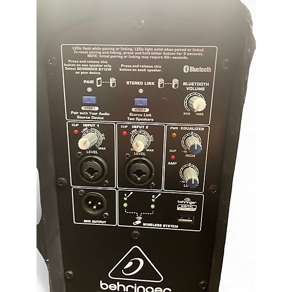Used Behringer Eurolive B112W Powered Speaker