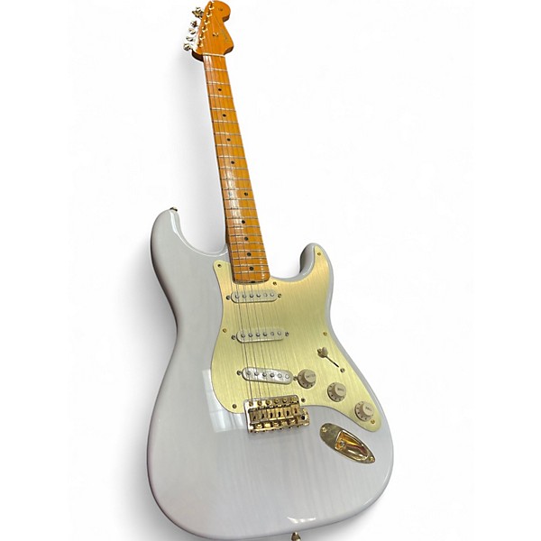 Used Fender 50th anniversary mary kaye stratocaster TRANSLUCENT WHITE Solid Body Electric Guitar