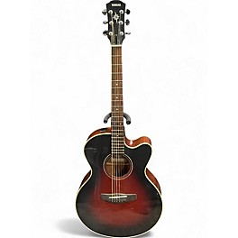 Used Yamaha CPX5 Vintage Sunburst Acoustic Electric Guitar