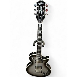 Used Epiphone Les Paul Custom Black Solid Body Electric Guitar