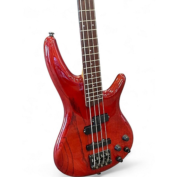 Used Ibanez SR890 Dark Cherry Burst Electric Bass Guitar