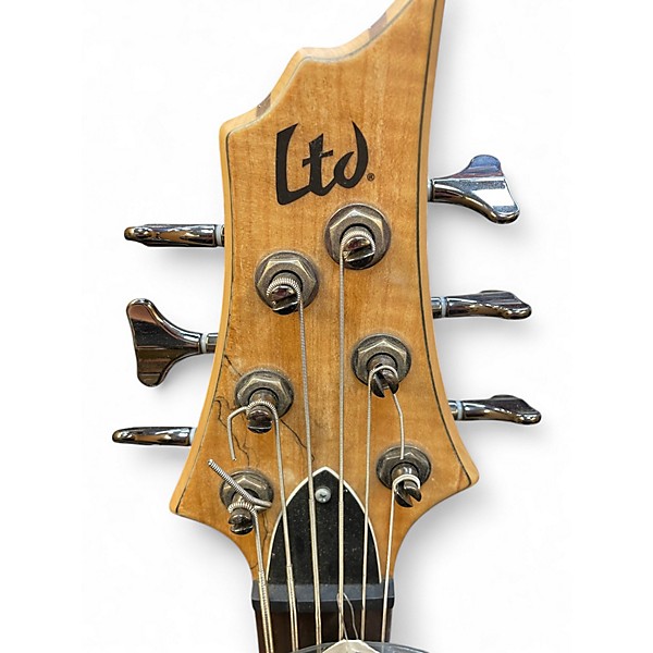 Used ESP LTD B206SM 6 String Natural Electric Bass Guitar