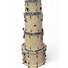 Used Pearl 4 Piece SESSION STUDIO SELECT  NICOTINE WHITE MARINE PEARL Drum Kit