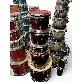 Used Ludwig 5 Piece Element Wine Red Drum Kit