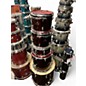 Used Ludwig 5 Piece Element Wine Red Drum Kit thumbnail