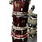 Used Ludwig 5 Piece Element Wine Red Drum Kit
