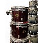 Used Ludwig 5 Piece Element Wine Red Drum Kit